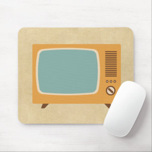 Retro Television Set Mouse Pad