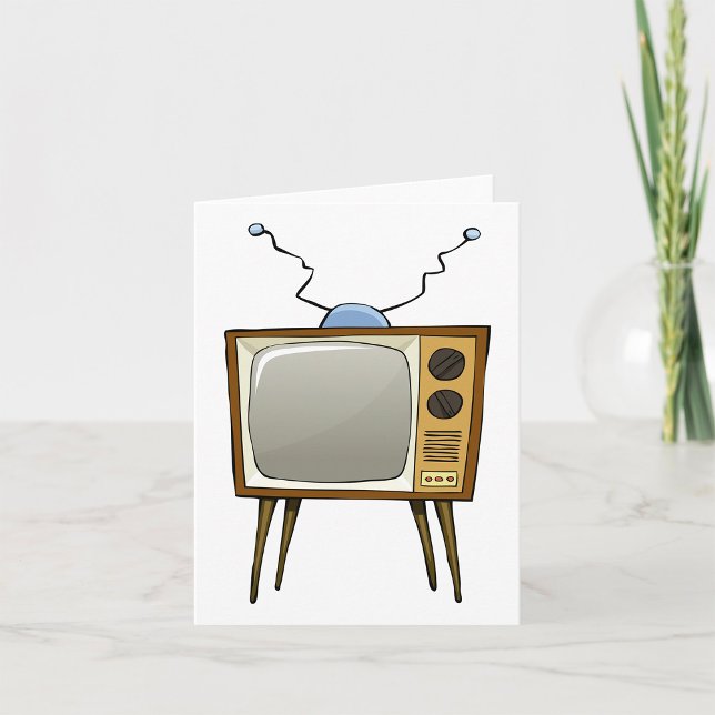 Retro Television Vintage TV Note Cards (Creator Uploaded)