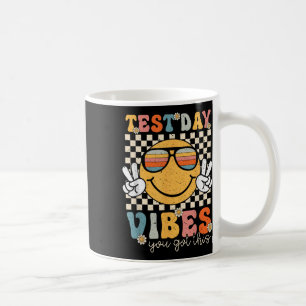 Retro Test Day Vibes You Got This Motivation Teach Coffee Mug