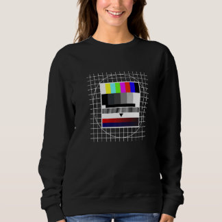 Retro test image and still image   sweatshirt