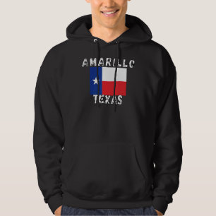 Retro Texas Amarillo Tx  City  3 Hoodie