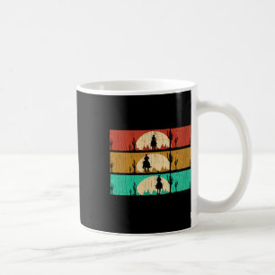 Retro Texas Rodeo Western Horseback Riding Line Da Coffee Mug