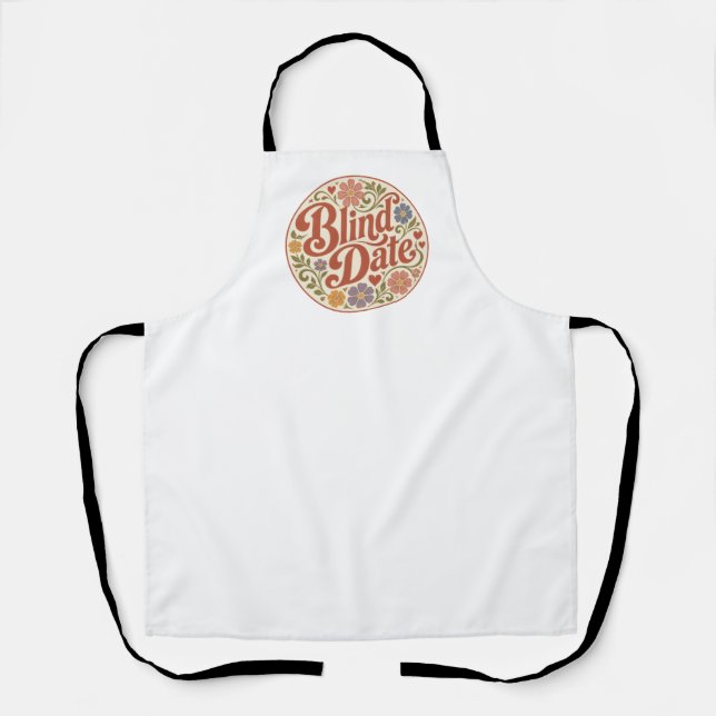 Retro text blind apron (Front)
