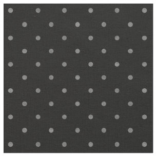 Retro textured black grey small polka dots pattern fabric
