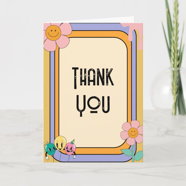 Retro Thank You Card (Front)