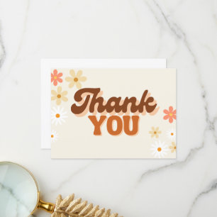 Retro Thank You Card 