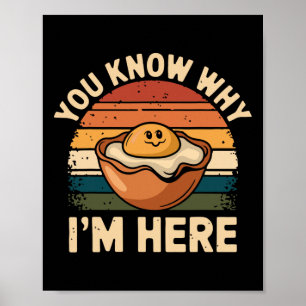 Retro Thanksgiving Dinner You Know Why I'm Here De Poster