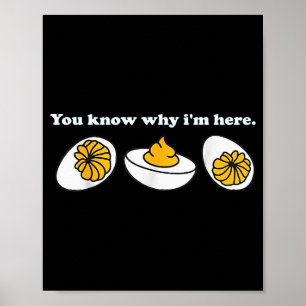 Retro Thanksgiving Dinner You Know Why Im Here Dev Poster
