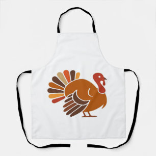 Retro Thanksgiving Turkey � Fall Harvest Design Cl Apron