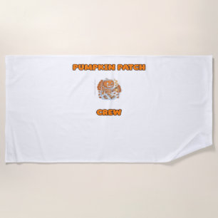 Retro Thanksgiving Turkey – Fall Harvest Design Ov Beach Towel