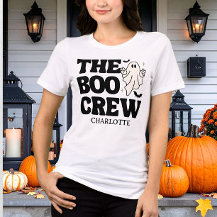 Retro The Boo Crew Spooktacular Halloween Tri-Blend Shirt