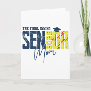 Retro The Final Inning Senior Softll Mum, Cl Of 20 Card