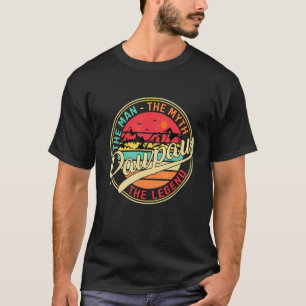 Retro The Man The Myth The Legend Pawpaw Father's  T-Shirt