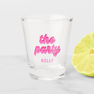 Retro 'The Party' Bachelorette Favours  Shot Glass