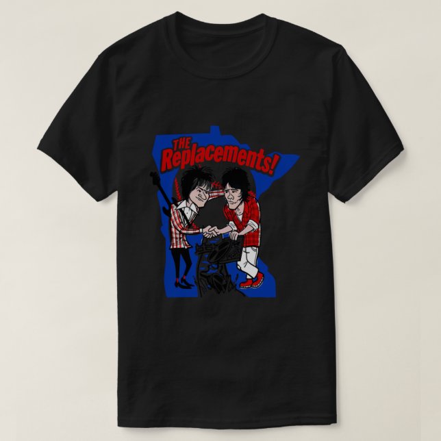 Retro The Replacements Band Gift Music Forever T-Shirt (Design Front)