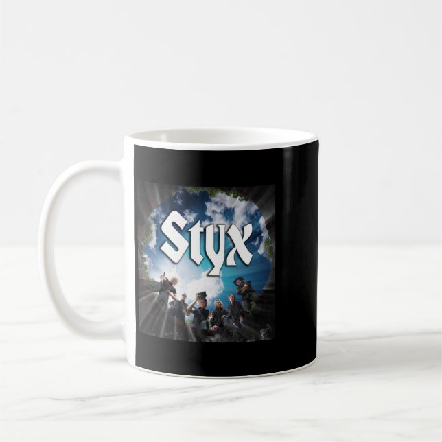 Retro The STYX Band Classic Music Gift for Fans Coffee Mug (Left)