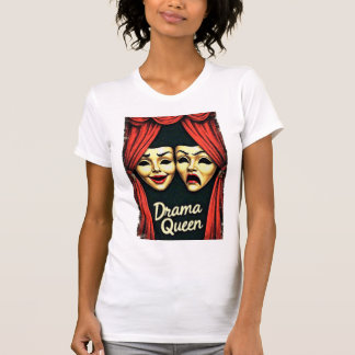 Retro Theatre Masks Design. T-Shirt