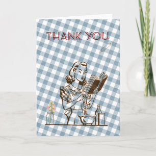 Retro themed Thank You card