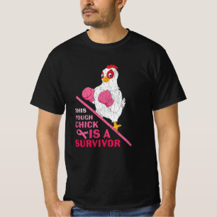 Retro This Chick Breast Cancer Awareness Survivor T-Shirt