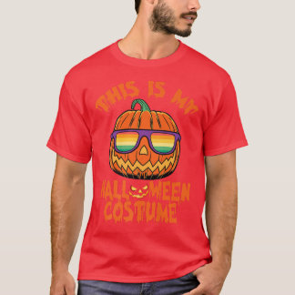 Retro This Is My Halloween Costume Happy Halloween T-Shirt