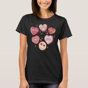 Retro This Mama Loves Her Kids Heart Candy Valenti T-Shirt