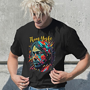 Retro Thom Yorke Artistic T-shirt