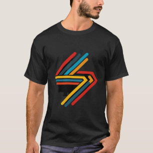 Retro Thunderbolt Graphic T-Shirt