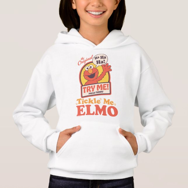 Retro Tickle Me Elmo Waving Graphic (Front)