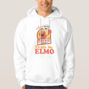 Retro Tickle Me Elmo Waving Graphic Hoodie