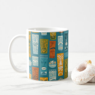 Retro Tiki Totems Coffee Mug