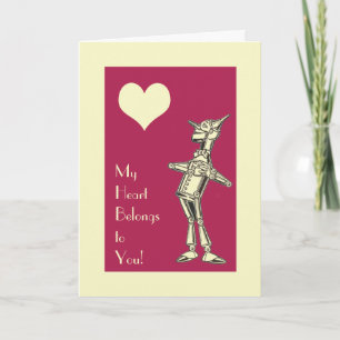 Retro Tin Man Love Card