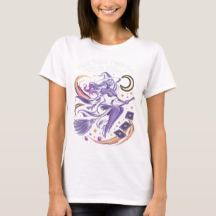 Retro Tis The Season Blue Patchwork Ghost Girl Wom T-Shirt