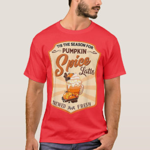 Retro Tis The Season For Pumpkin Spice Lattes Fall T-Shirt