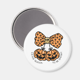 Retro “’Tis the Season to Be Spooky” Halloween Magnet