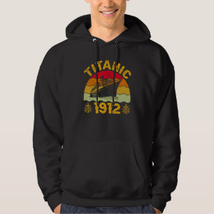 Retro Titanic 1912 Cruise Vessel Vintage Ship Hoodie