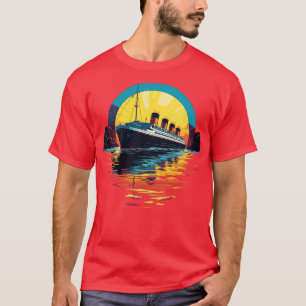 Retro Titanic Men Women Kids Vintage Titanic 2 T-Shirt