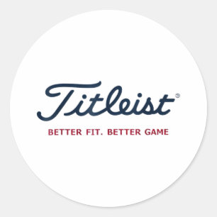 Retro Titleis-t Better Fit Better Game Classic Round Sticker
