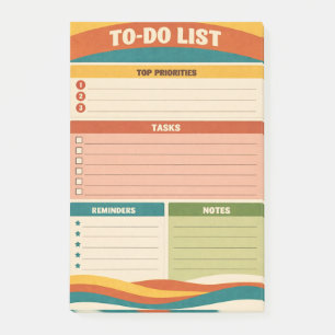 Retro To‑Do List  Post-it Notes