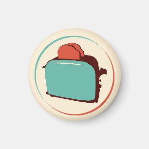 Retro Toaster magnet