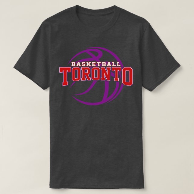 Retro Toronto Basketball 1 T-Shirt (Design Front)