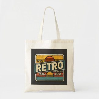 retro tote bag, vintage tote, aesthetic bag, 80s f bag