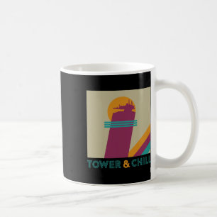 Retro Tower And Chill - Gamer Titan Hunter Warlock Coffee Mug