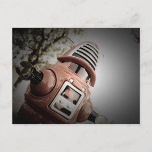Retro Toy Robby Robot 02 Postcard