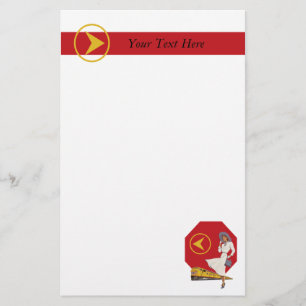 Retro Train Travel Stationery