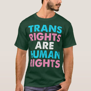 Retro Trans Right Are Human Rights Transgender Lgb T-Shirt