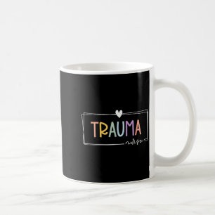 Retro Trauma Nurse Emergency Department RN and Coffee Mug