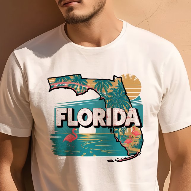 Retro Travel Iconic Florida Graphic T-Shirt (Creator Uploaded)