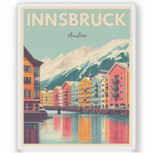 Retro travel Innsbruck Tyrol - Austrian alps gifts