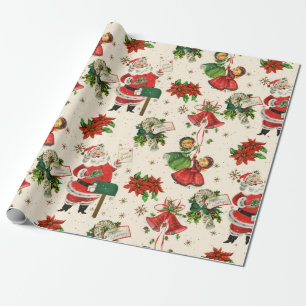 Retro Treasures Christmas Wrapping Paper