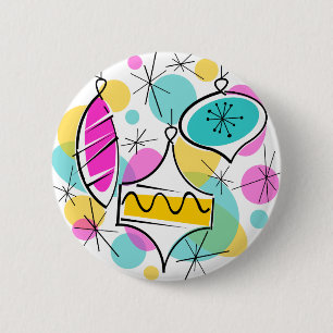Retro Tree Baubles button